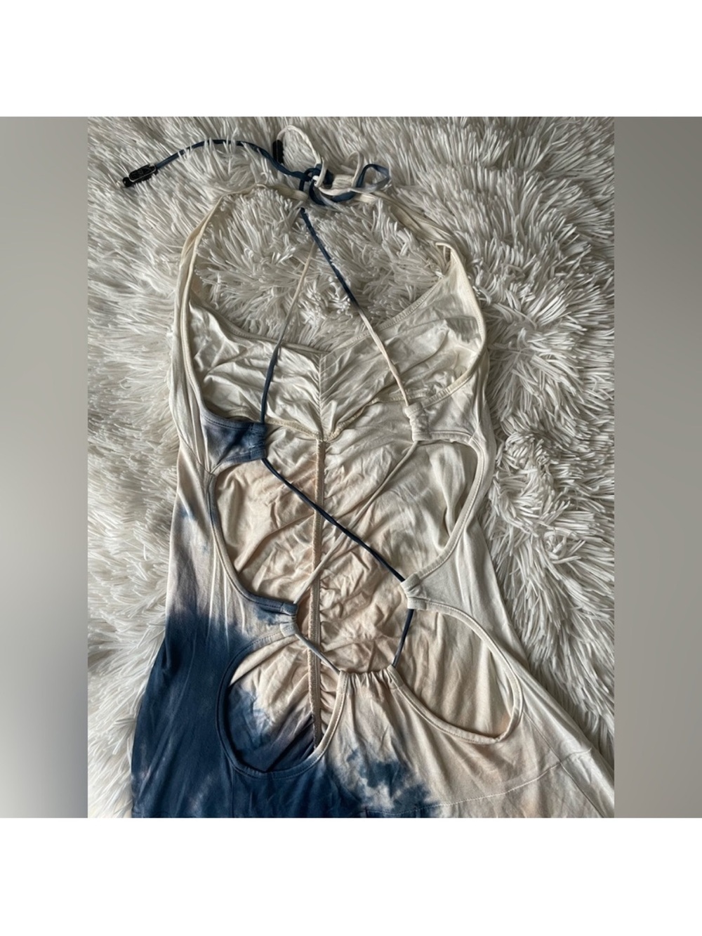 Michelle Jonas Tie Dye Strappy Dress Size S - Picture 2 of 4